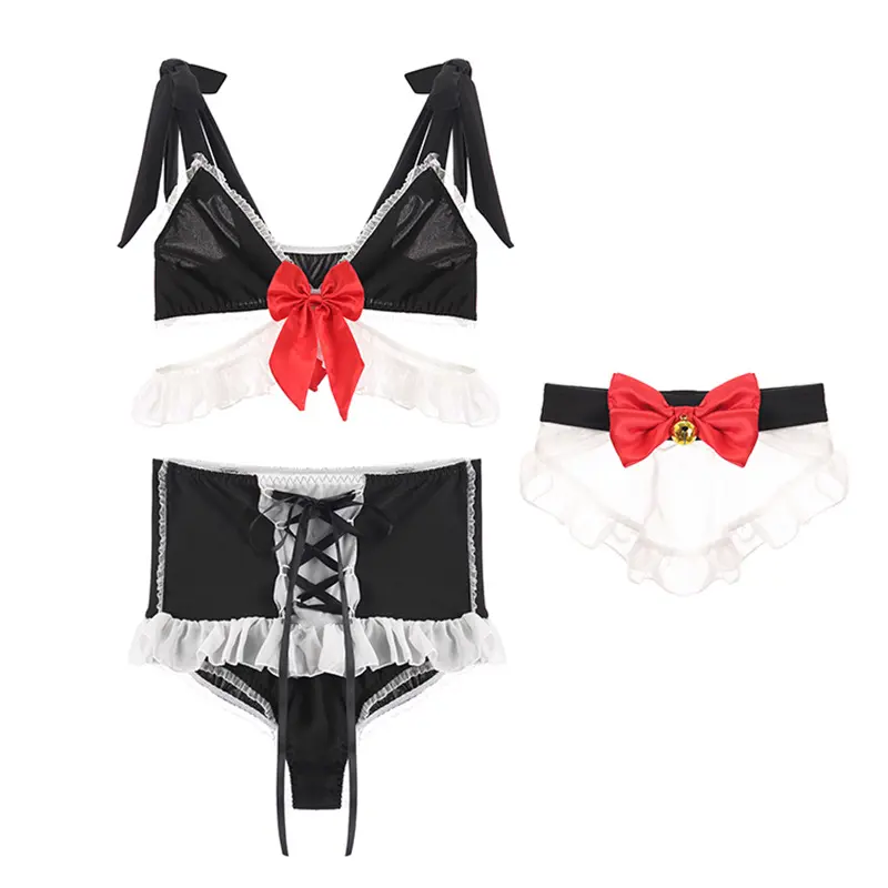 Costume serveuse sexy - Minimalisme Stylé - 2 coloris 4 costume de serveuse sexy