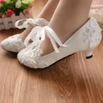 Chaussures de mariée blanches