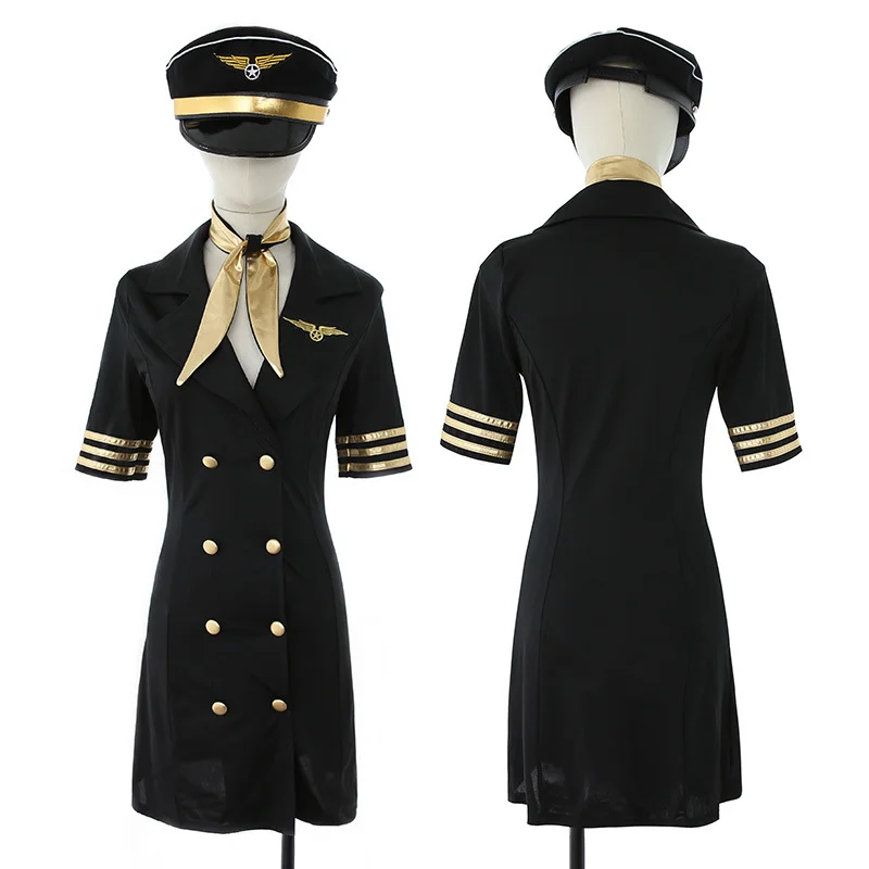 Chef de cabine coquine 4 Costume de chef de cabine coquine