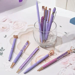 Stylo violet - 9 finitions au choix