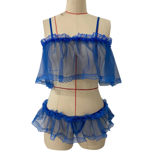 ensemble lingerie transparent