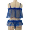 ensemble lingerie transparent