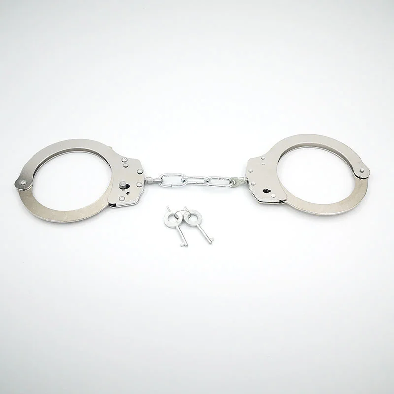 Menotte metal pour costume de policière 2 Menotte metal