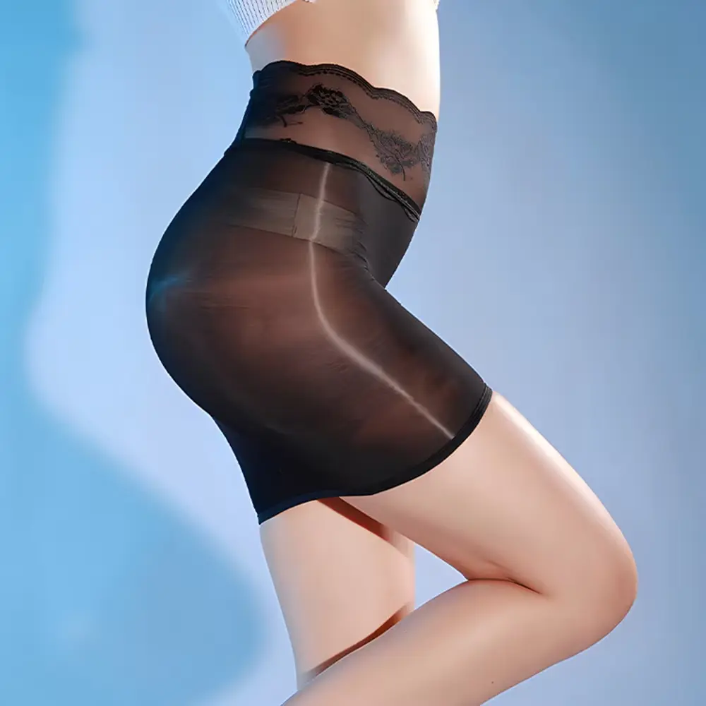 Mini jupe transparente | 6 couleurs disponibles | Taille unique très élastique 3 Mini jupe transparente taille haute