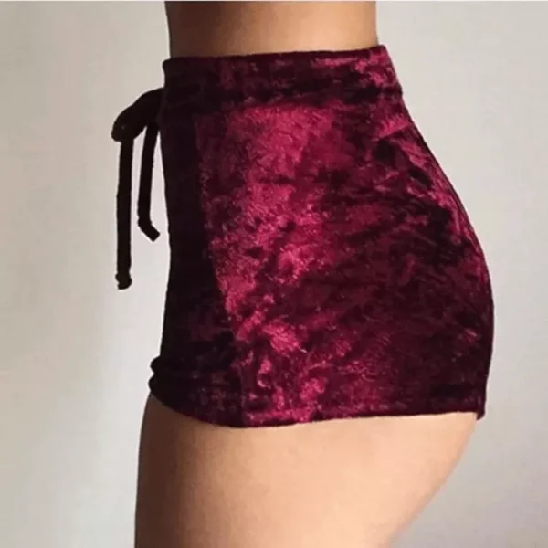 short en velours