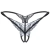 string ouvert noir