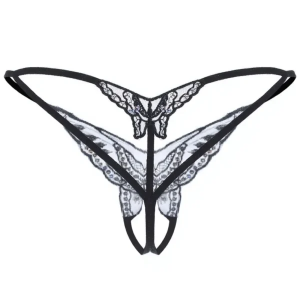 string ouvert noir